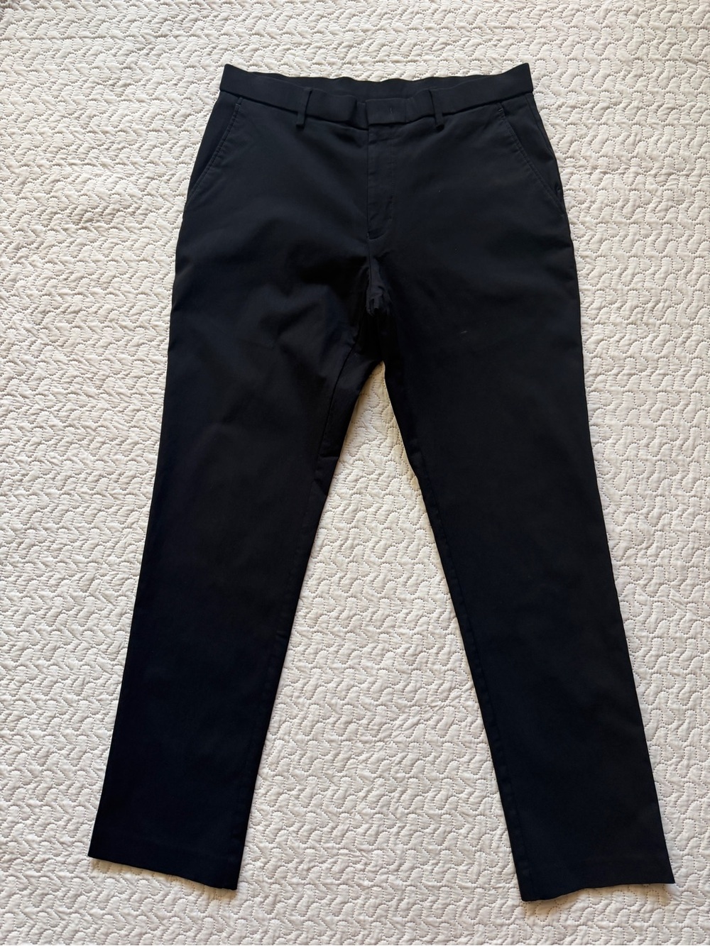Tommy Hilfiger Men’s Black Stretch Dress Pants Straight Leg 32W x 31L